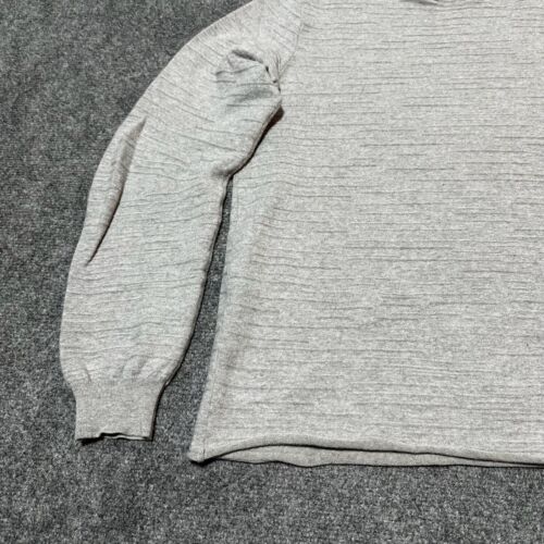 Jil Sander Pullover Herren mittelgrau Pulli Rippbündchen Made Italy - Bild 10 von 11
