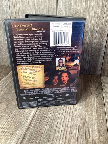 M. Night Shyamalan’s The Village DVD Sigourney Weaver William Hurt - Picture 7 of 14