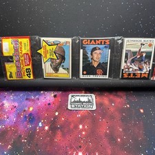1986 Topps Rack Pack Sealed Unopened 48 Vintage Baseball Cards MLB Tony Gwynn KL