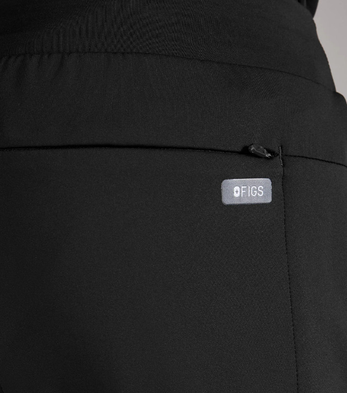 FIGS Black Forster Slim Jogger Scrub Pant Men's Size 2XL 1002153 View 3