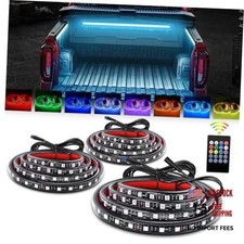 Truck Bed Light Strip 3PCS 60" 270 LEDs Neon Accent Lighting - RF RGB