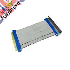 PCI-E Express Riser Card 16X To 16X Extender Extension PC Ribbon Cable Adapter d