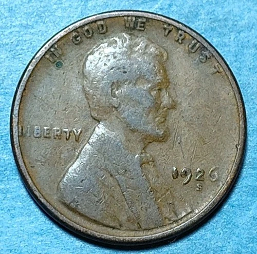 1926S Lincoln Cent Very Good to Fine VG F / Low Shipping