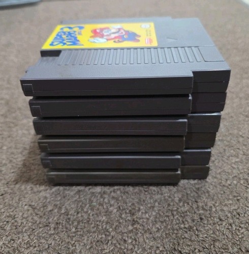 Lote Juegos Nintendo NES Super Mario 2 y 3, Batman Duck Hunt Dr Mario Narc Funcionando - Imagen 22 de 24