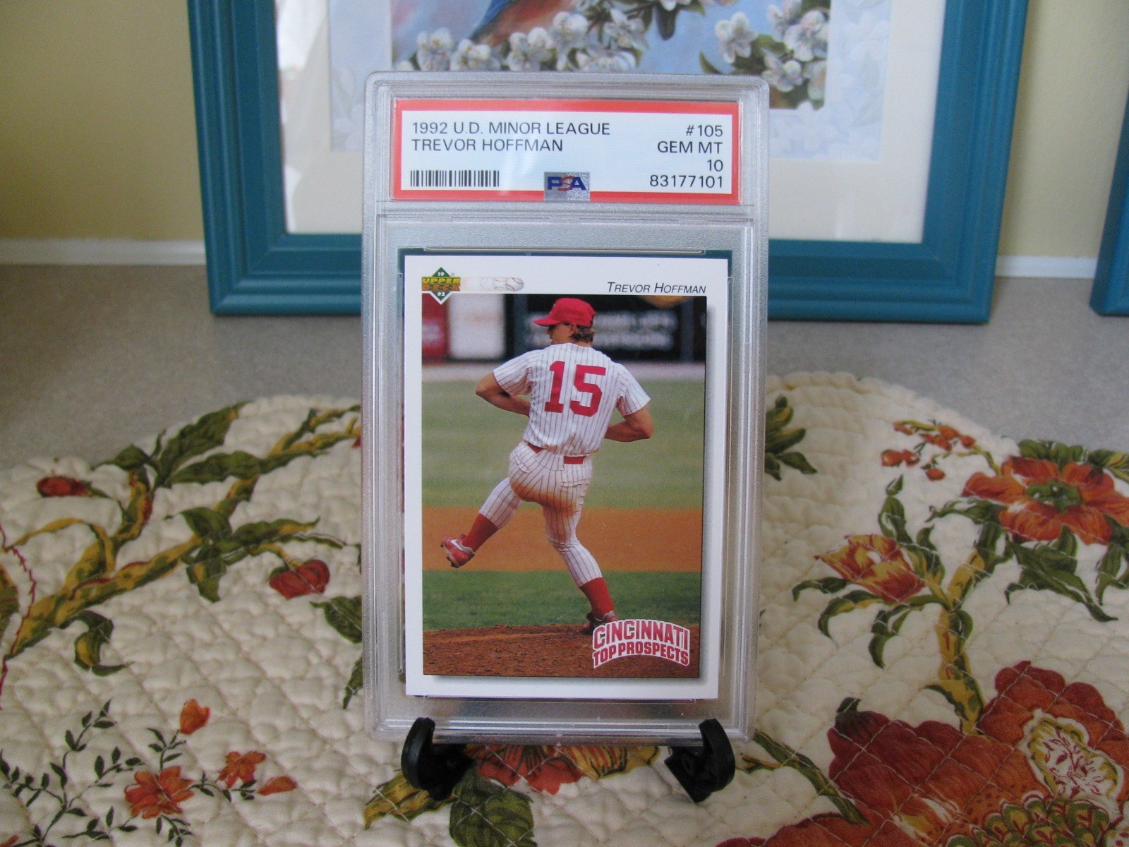 1992 Upper Deck Minor League Baseball Trevor Hoffman Rookie Card #105 PSA-10 Gem