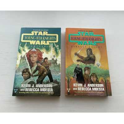 Star Wars Young Jedi Knights Lightsabers & Darkest Knight PB Set 1996