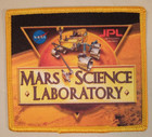 JPL NASA Mars Science Laboratory Patch Curiosity Rover MSL Space Mission 3.25" W