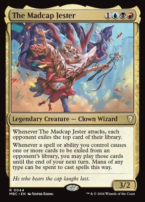 The Madcap Jester (Foil) Mystery Booster Playtest Card