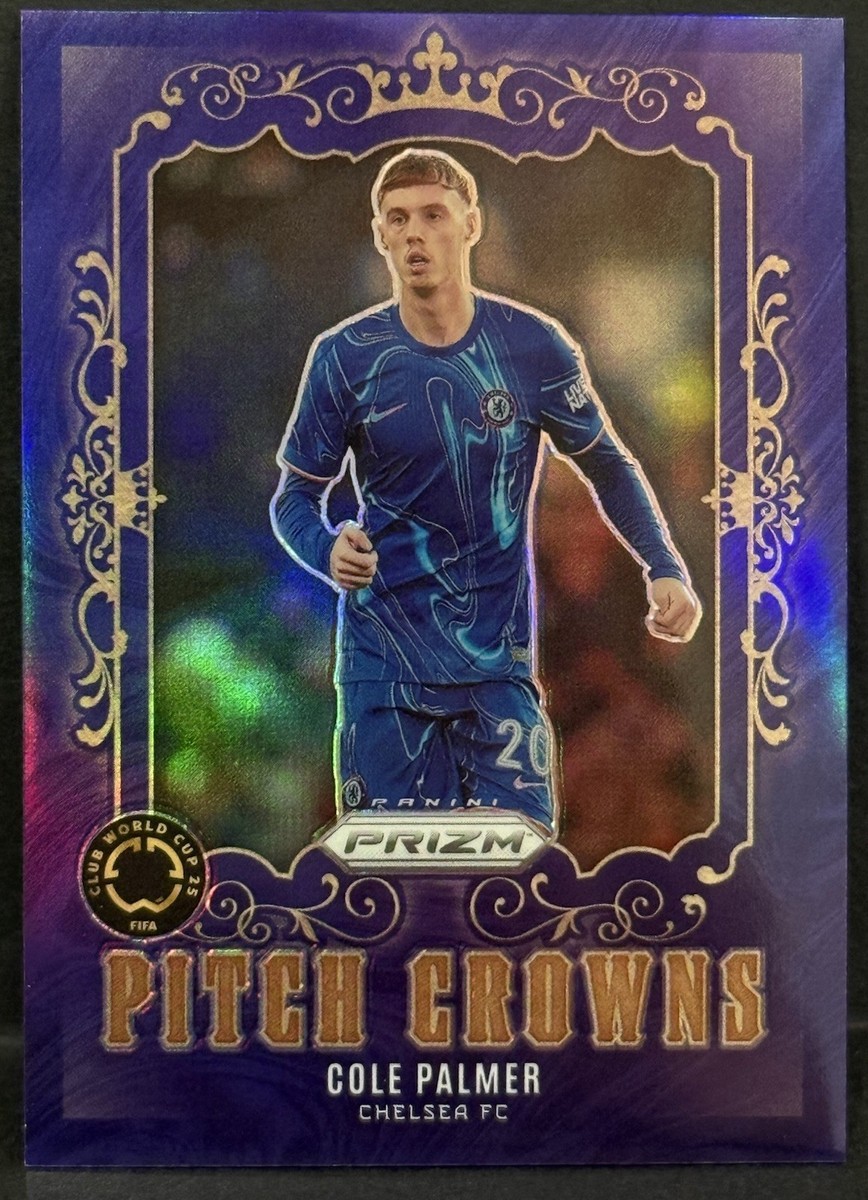 2025 Prizm FIFA Club World Cup Chelsea Cole Palmer Pitch Crowns