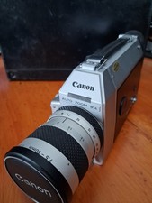 Canon Auto Zoom 814 Super8 8mm Movie Film Camera JAPAN 7.5-60mm Lens wCase  Key