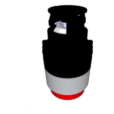 Baco Controls L22HB06 22mm Blue Projected Momentary Actuator MFGD