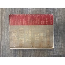 1948-1956 Ford Truck Parts And Accessories Text Catalog Vintage Manual