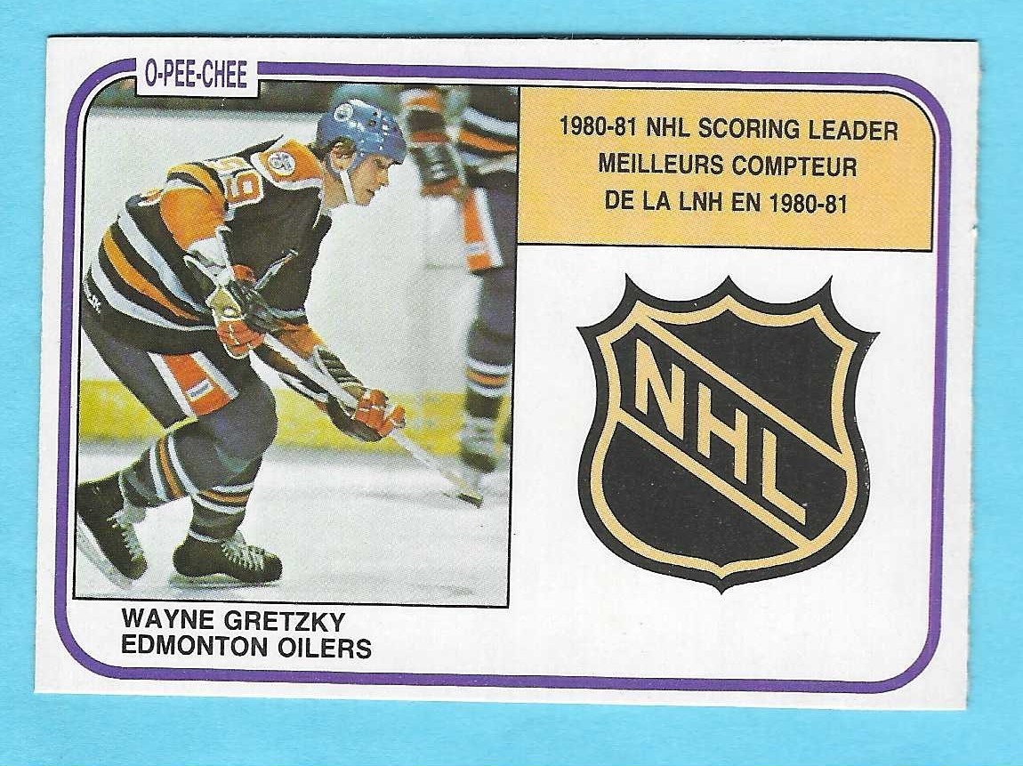 1981-82 OPC 384 Wayne Gretzky Edmonton Oilers! NHL Scoring Leader! MINT!