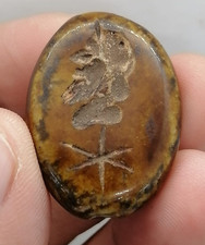 Jasper Roman old agate intaglio seal stone bead