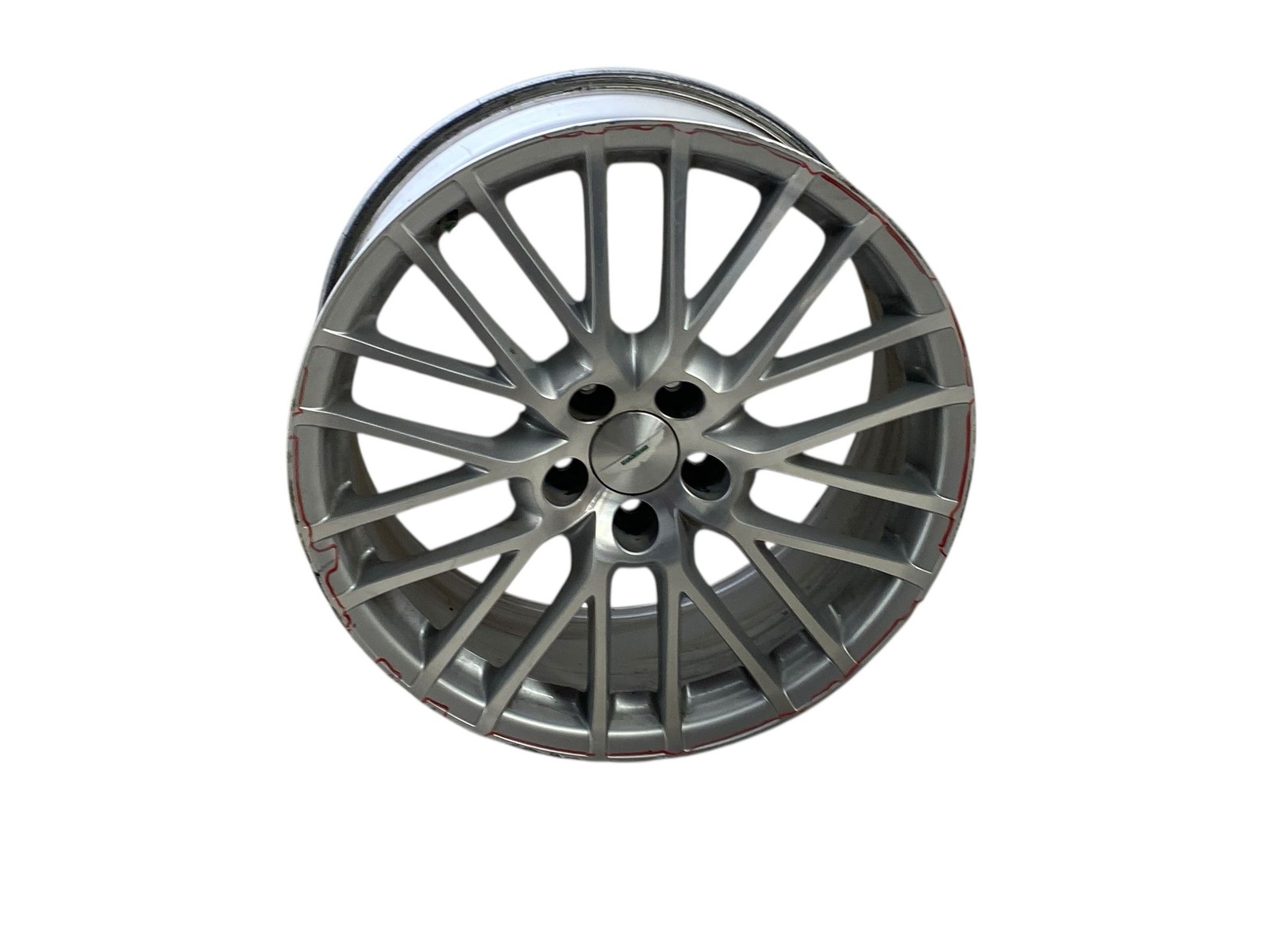 2009 Aston Martin Vantage (A) 19X8.5 Front Wheel Rim SIlver 9G33-1007-CA