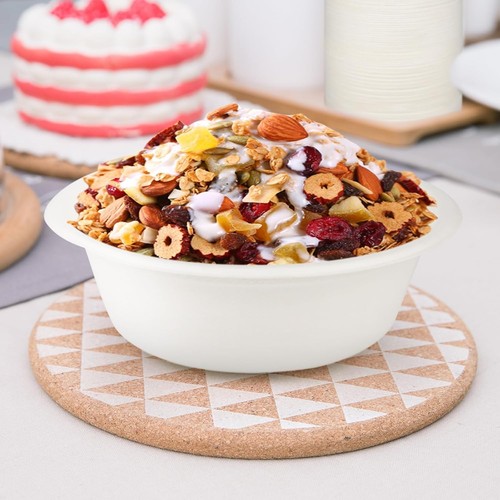 Heavy Duty Paper Bowls - 200 Pack, 12 oz, Eco-Friendly, Made of Natural Bagasse - Picture 5 of 8