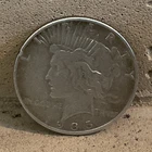 1935 Peace Silver Dollar $1 US Mint Semi Key Date Coin Last Year Original Patina