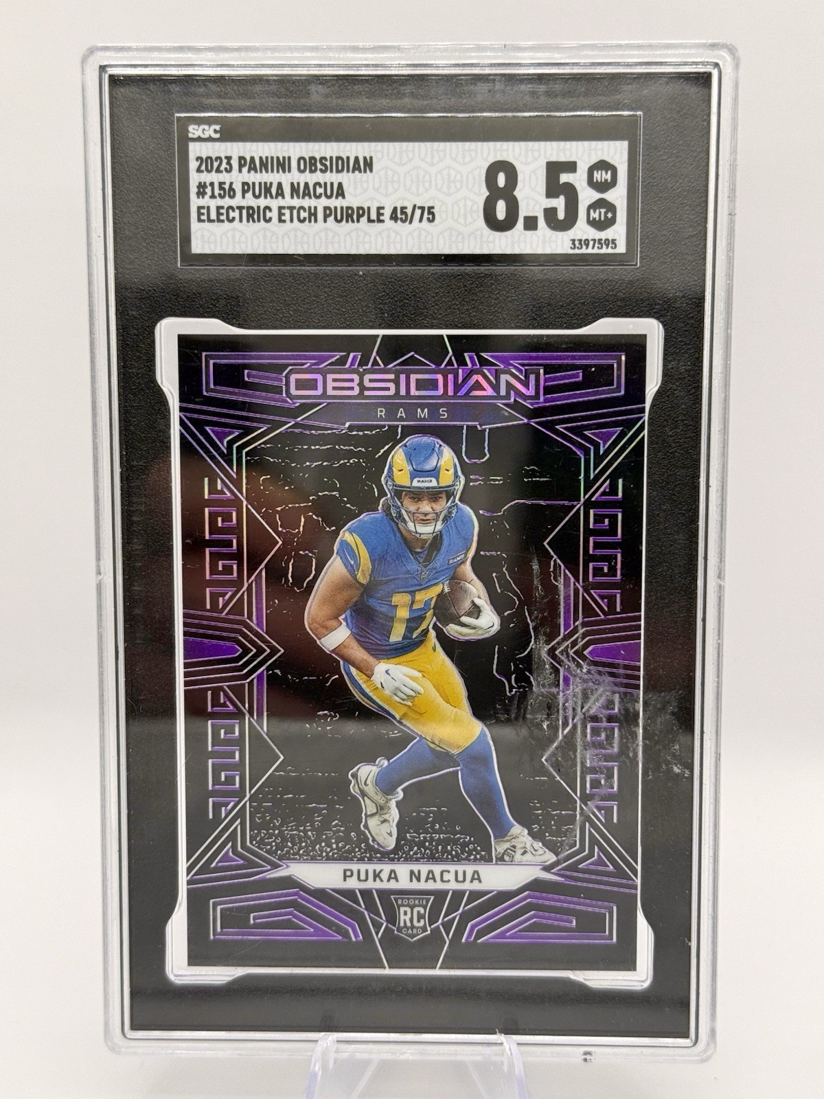 2023 Obsidian Electric Etch Purple Puka Nacua 45/75