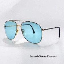 Vintage 1980s Neostyle Academic 300 Sunglasses-New, Custom Berkos Designs Lenses