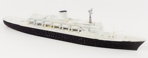 Hansa S-147 Dutch Passenger Ship Statendam 1957 1/1250 Scale Model Imperfect