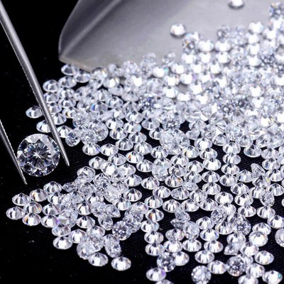 Loose CVD Lot Lab-Grown Diamond 2.20 mm Round D F- IF Certified Diamond~