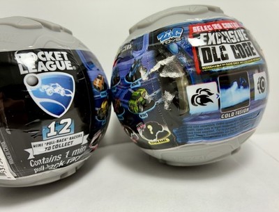 Rocket League Mini Pull-Back Racer Car Mystery Ball 1-Pack Toy Super Rare Chance