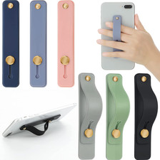 6 Pieces Phone Grip Holder Cell Phone Grip Strap Telescopic Finger Strap Stand U