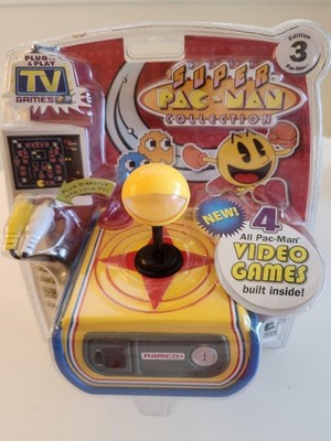 Collectible Super Pac-Man Collection  TV Game - 4 in 1 Plug & Play - NOS - DS04