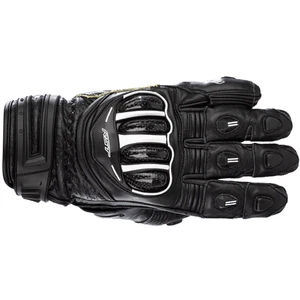 RST Tractech Evo 4 Short (ce) Leather Motorcycle Racing Gloves - Black