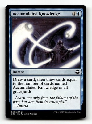 Accumulated Knowledge 35 C Duel Decks: Elspeth vs. Kiora