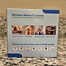 Wireless Wi-Fi Surveillance Camera, Indoor, Night Vision, Motion Detection