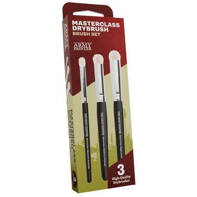 , Masterclass Drybrush Set, 3 Größen Hobby Drybrushes, ZiegenhaarpinselSet 15...