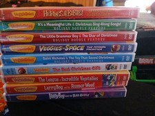 NEW 9 Lot Veggie Tales Children Kids