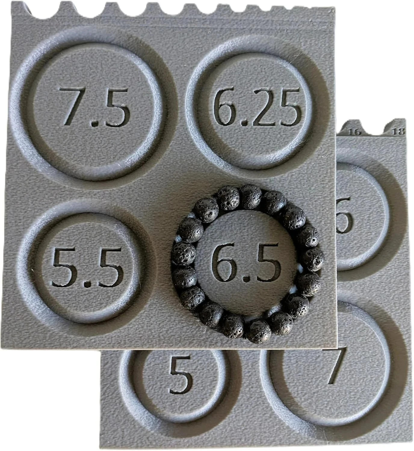 Double-Sided Bead Board with Built-In Bead Sizer, Beads up to 12mm, Made in USA