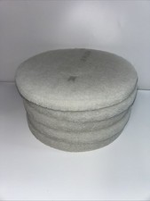 (5) 3M 4100 White Super Polish 10” Pads 175-600 RPM (NO BOX)