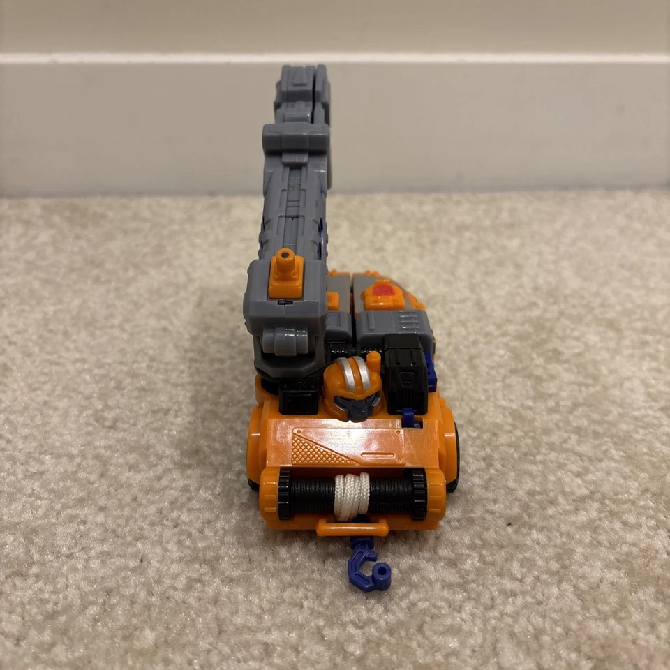 Transformers Armada Smokescreen Orange Crane Truck Toy Action Figure 2002 - Image 4 of 4