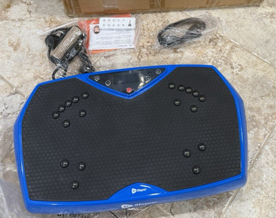 Lifepro LP-HXPLT-BLU Vibration Plate Hexaplate Exercise Machine Open Box *Read