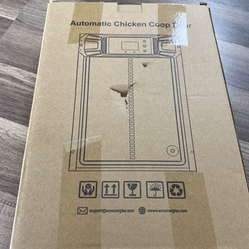 Abridor de puerta automático solar para gallinero con sensor de luz temporizador remoto/ai - Imagen 6 de 7