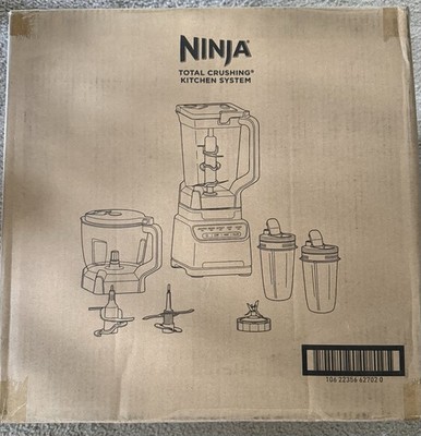 Ninja Total Crushing Kitchen System BL770 1200W Blender + Food Processor, boxed