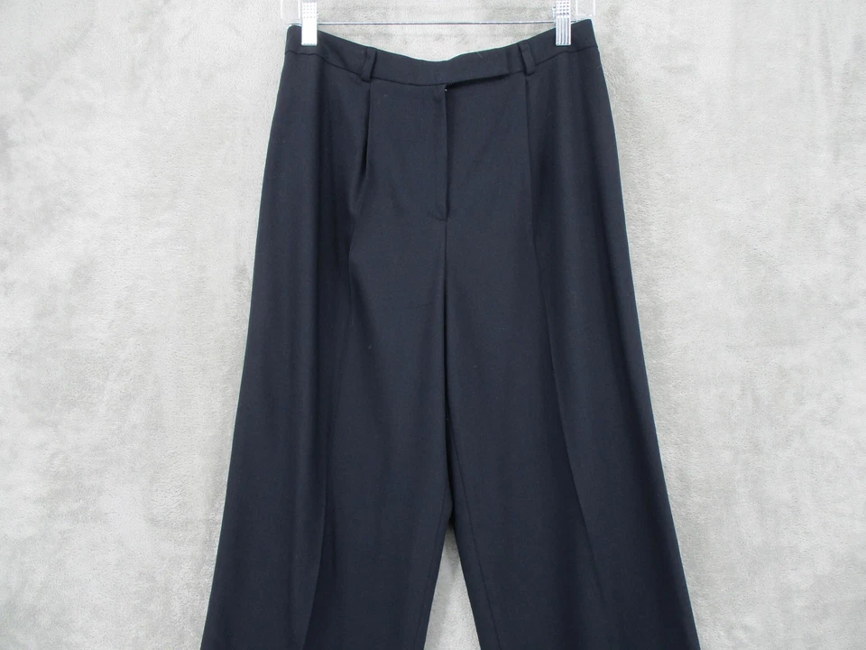 Vintage Talbots Pants 6 Wool Blend Straight Leg Pleated Minimalist Career Lined - Image 3 of 4