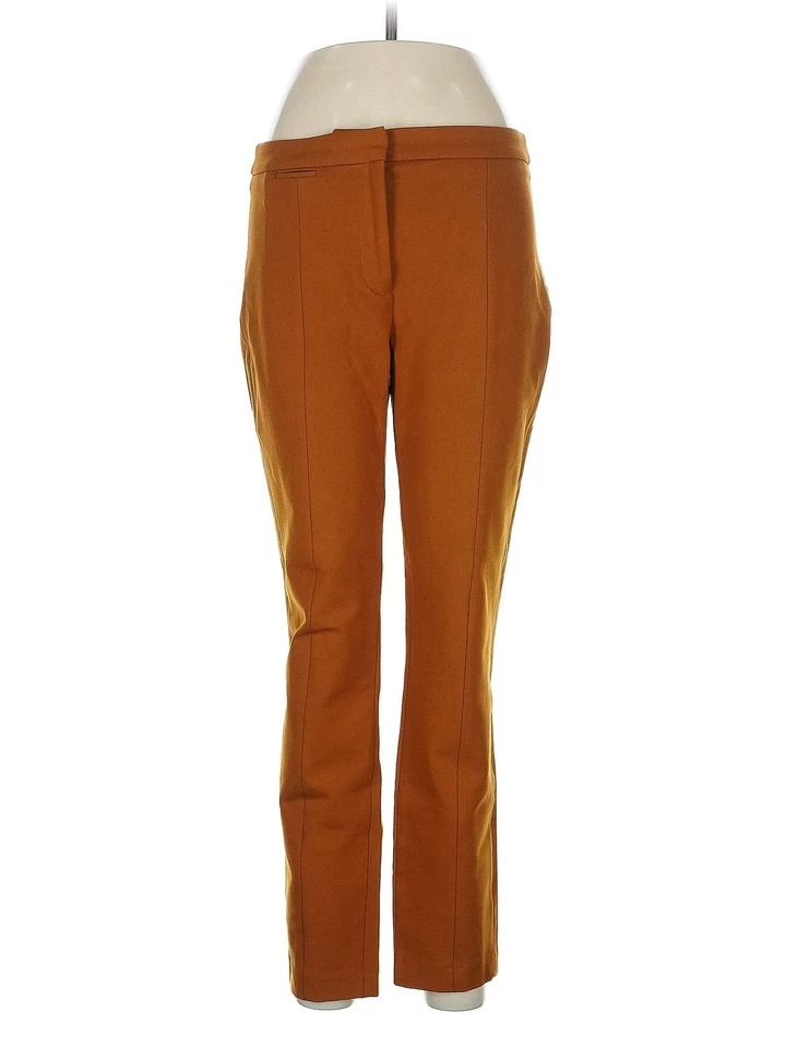 Pantalones informales marrones básicos para mujer de Zara M