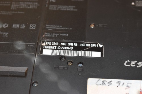 IBM Lenovo Thinkpad T500 Core 2 Duo P8700 Windows XP Pro 32 bit 500 GB HDD DVD-RW - Foto 20 di 20