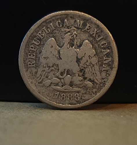 1888 Zacatecas Zs Mexico 10 Centavos