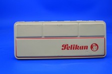 Vintage Pelikan Malkasten Metall Blechkasten Farbpalette Schulmalfarben