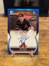 2023 Bowman -  Autographs Tim Tawa Blue Refractor /150