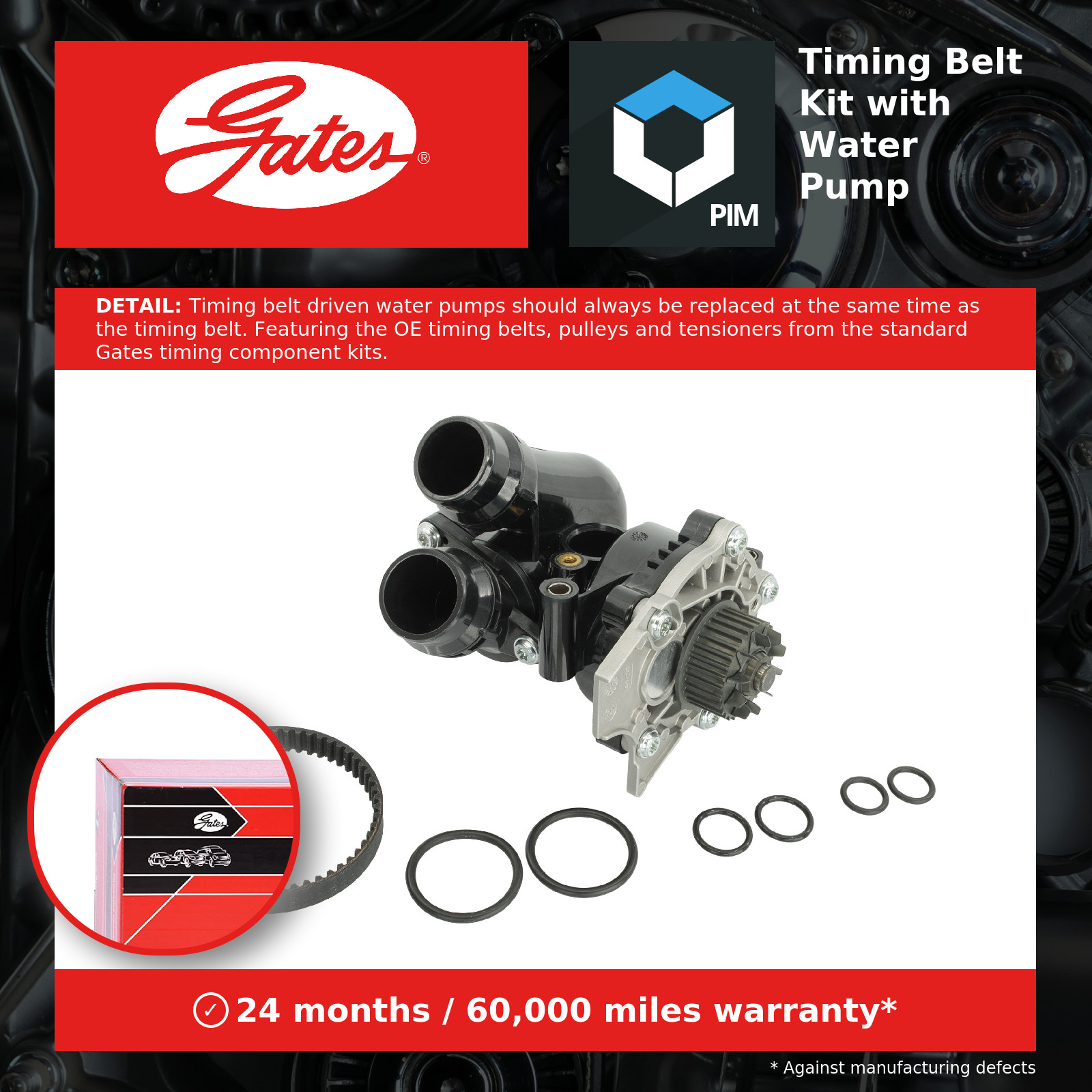 Fits GATES-ZESTAWY KP1TH15698XS-2 TIMING BELT KIT +PUMP +THERMOSTAT ⭐UK Stock⭐ - Image 8