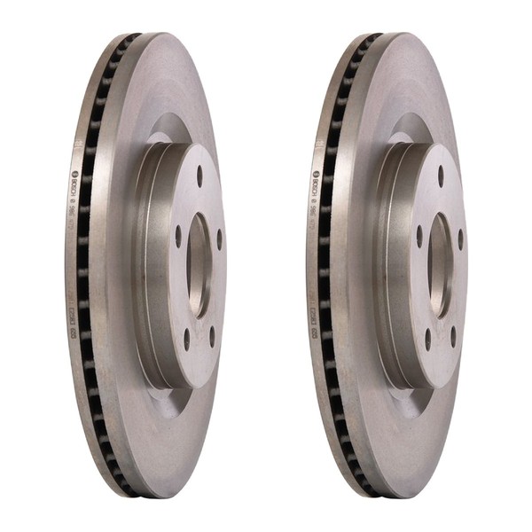 2 Bremsscheiben Ø 296 Mm BelüFtet Bosch Passend FüR U.A. Nissan Juke-image