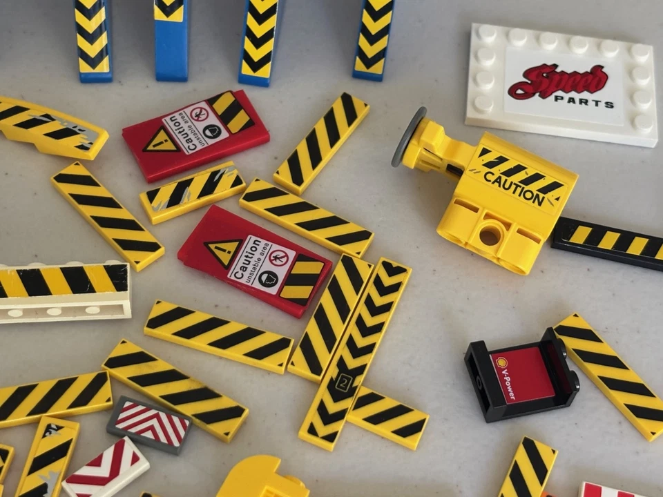 LEGO Lot of 88 Train Road Tile Brick Decorate Decal Printed Sticker Construction - Image 3 of 4