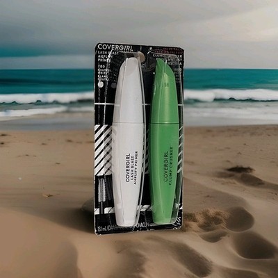 CoverGirl LASH BLAST Clump Crusher Mascara & Amplify Eyelash Primer VALUE PACK