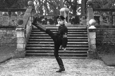 Rowan Atkinson of BBC2's Not Nine O'Clock News location Lyndhurst - Old Photo